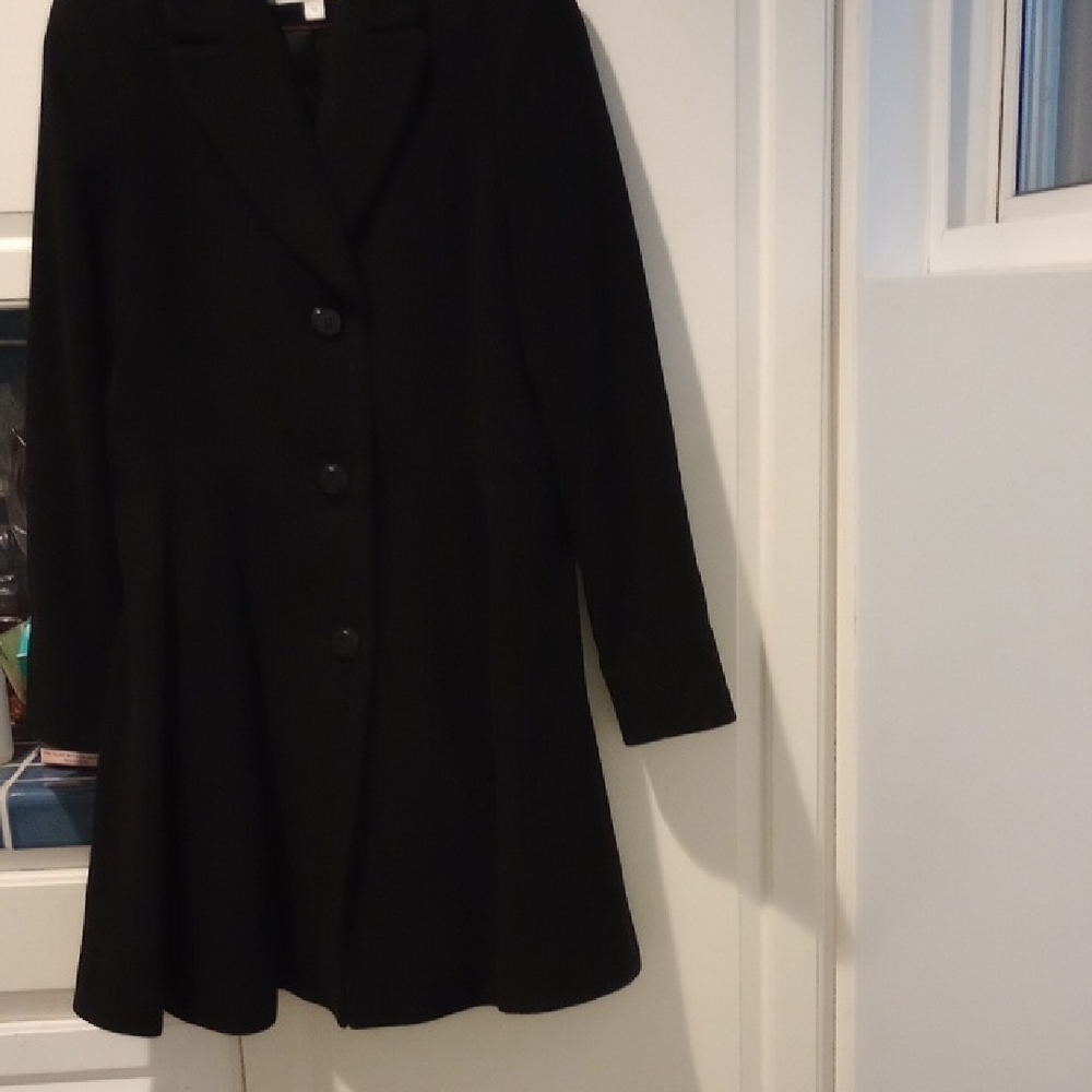 Trina Turk Black Trench Coat